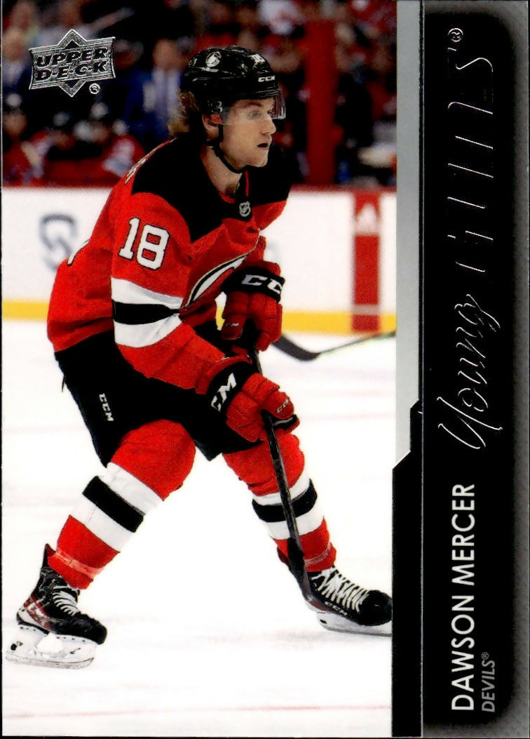 2021-22 Upper Deck Series 2 Hockey - Young Guns #459 Dawson Mercer - New Jersey Devils - A