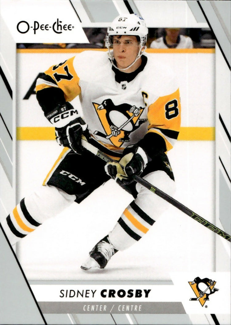 2023-24 Upper Deck O-Pee-Chee Hockey - Base #105 Sidney Crosby - Pittsburgh Penguins - A