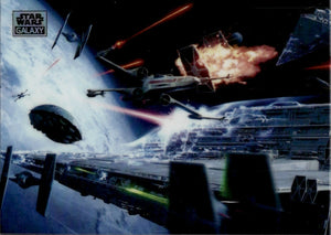 2024 Topps Star Wars Galaxy Chrome - Base - Mini Diamond #89 Hoth Evacuation - A