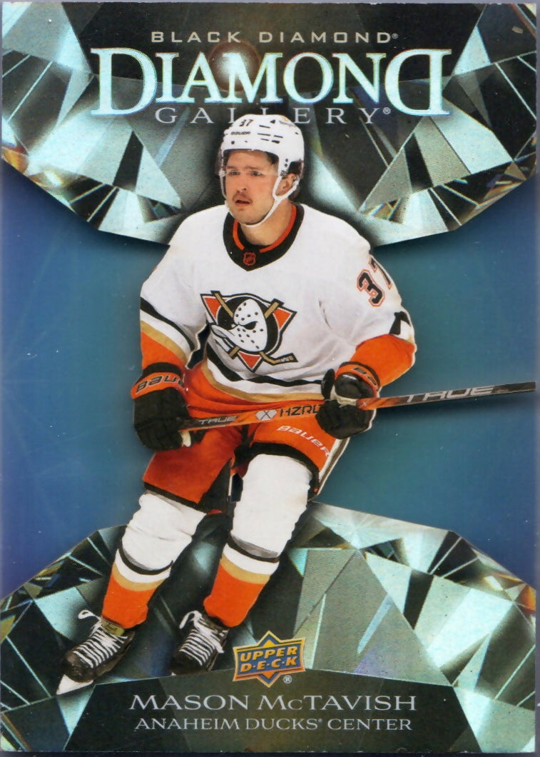 2023-24 Upper Deck Black Diamond Hockey - Diamond Gallery #DG-MM Mason McTavish - Anaheim Ducks - A