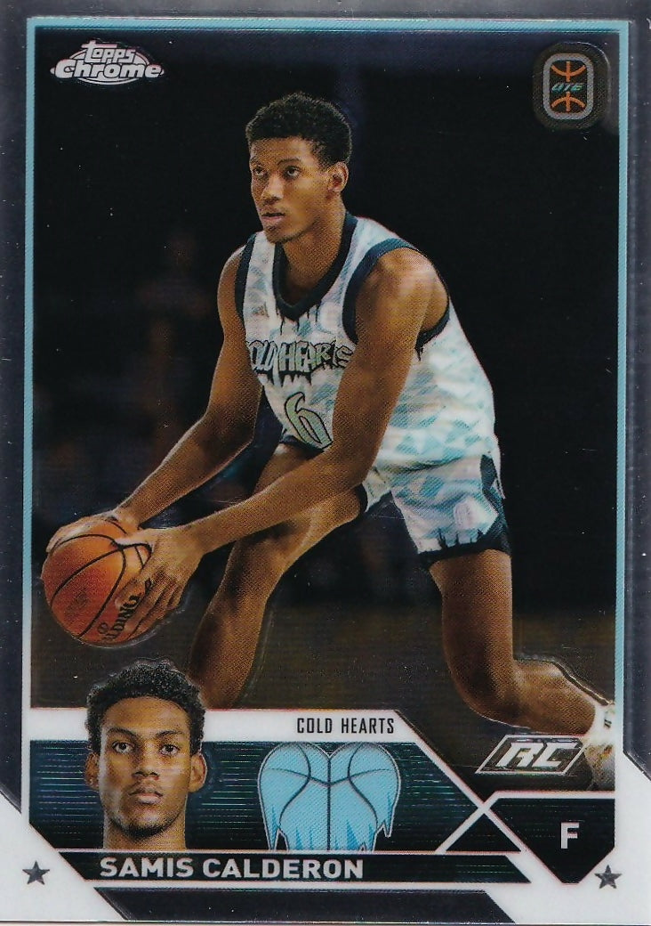 2023-24 Topps Chrome OTE Overtime Elite - Base #77 Samis Calderon - Cold Hearts - A