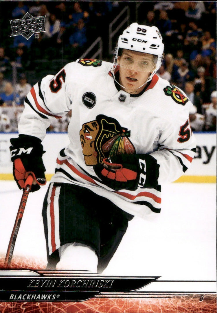 2024-25 Upper Deck Series 1 Hockey - Base #44 Kevin Korchinski - Chicago Blackhawks