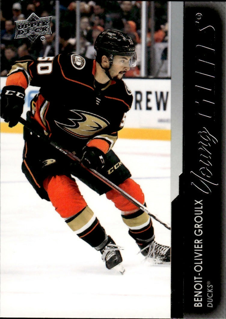 2021-22 Upper Deck Series 2 Hockey - Young Guns #478 Beniot-Oliver Groulx - Anaheim Ducks - A