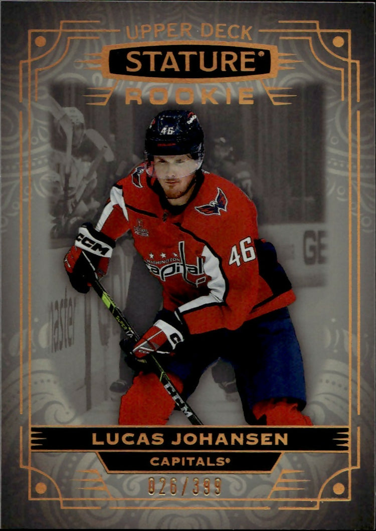 2022-23 Upper Deck Stature Hockey - Base #170 Lucas Johansen - Washington Capitals - A