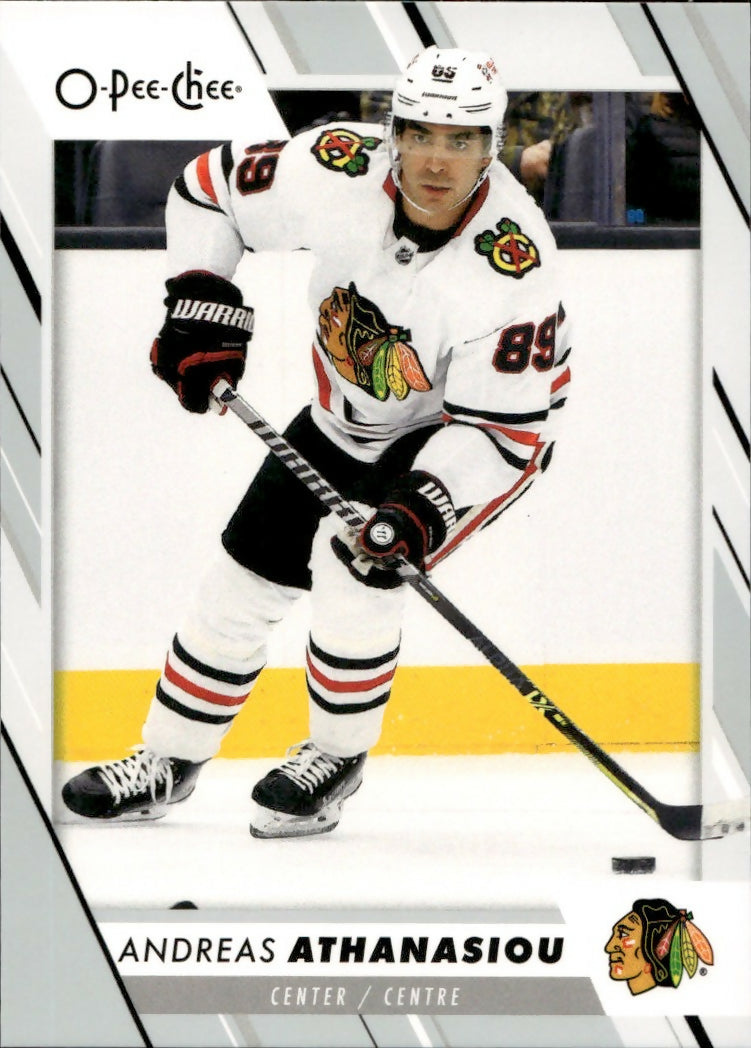 2023-24 Upper Deck O-Pee-Chee Hockey - Base #348 Andreas Athanasiou - Chicago Blackhawks
