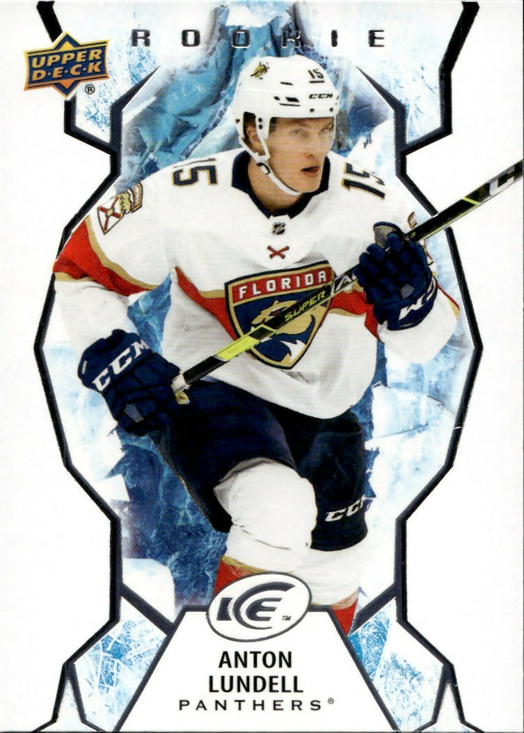 2021-22 Upper Deck Ice Hockey - Base - Rookie #101 Anton Lundell - Florida Panthers - A