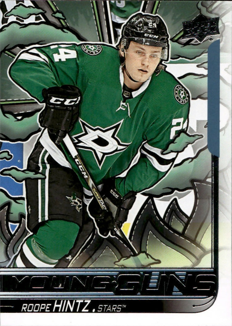 2024-25 Upper Deck Series 2 Hockey - Young Guns Renewed #202 Roope Hintz - Dallas Stars - A