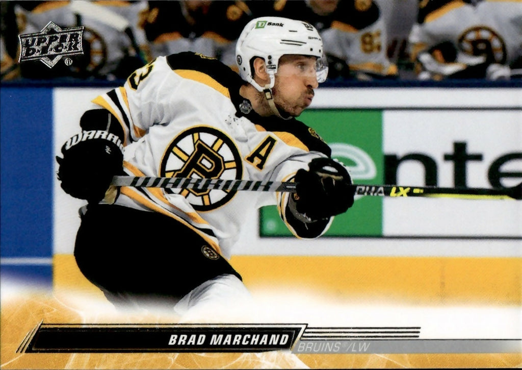 2022-23 Upper Deck Series 1 Hockey - Base #15 Brad Marchand - Boston Bruins - A
