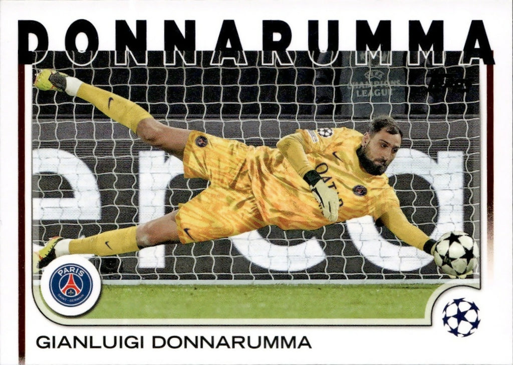 2024-25 Topps UEFA Club Competitions - Base #163 Gianluigi Donnarumma - Paris Saint-Germain - A