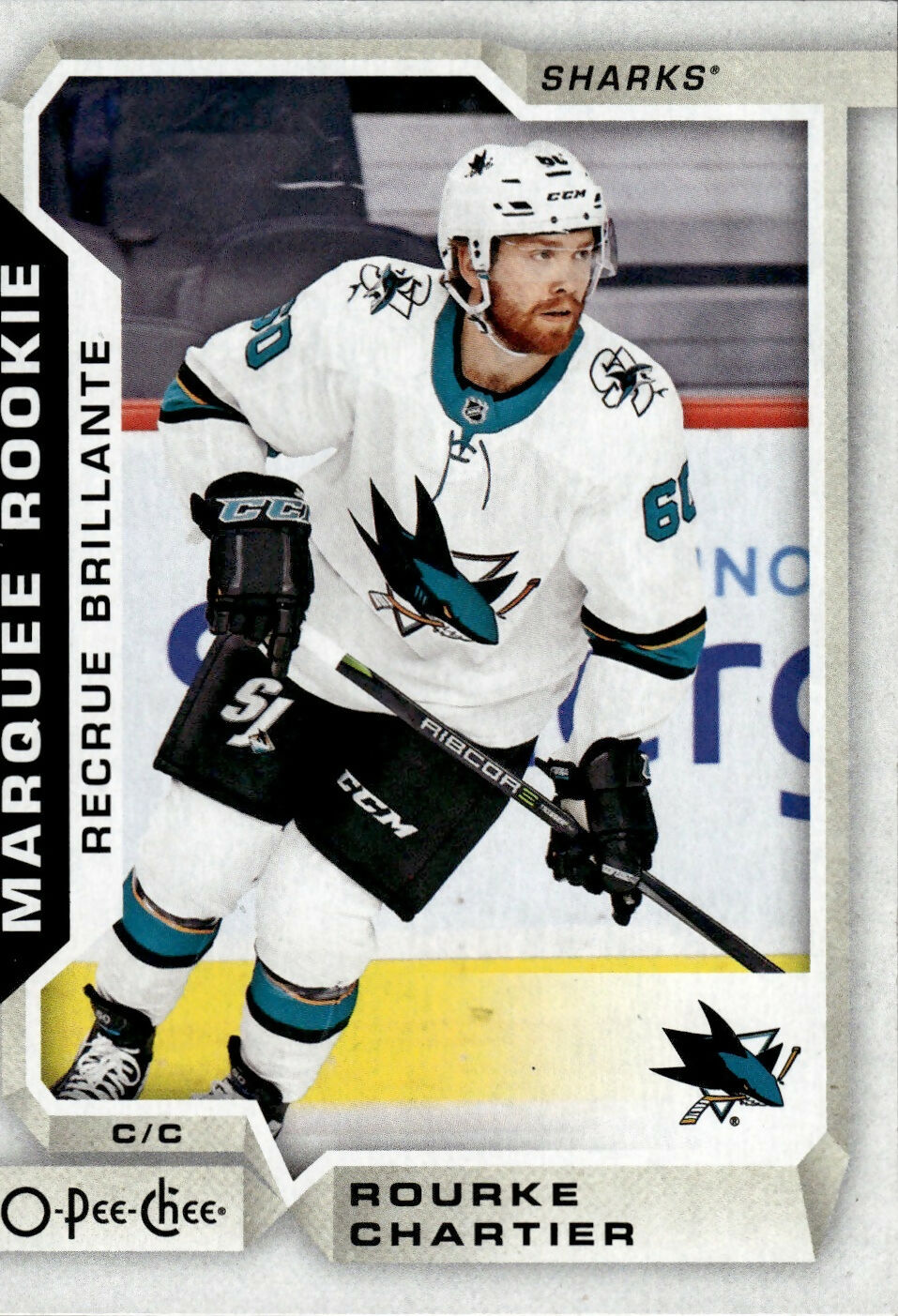 2018-19 O-Pee-Chee Hockey - Base - Marquee Rookie #642 Rourke Chartier - San Jose Sharks