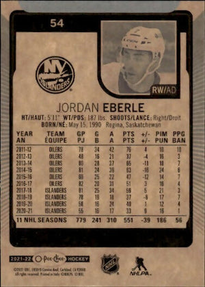 2021-22 Upper Deck O-Pee-Chee Hockey - Base #54 Jordan Eberle - New York Islanders