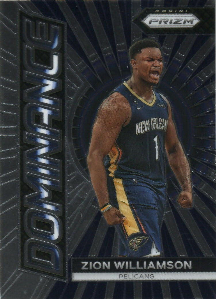 2023-24 Panini Prizm Basketball Dominance #16 Zion Williams, New Orleans Pelicans - A