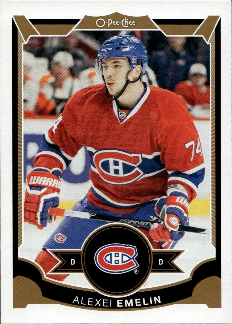 2015-16 Upper Deck O-Pee-Chee Hockey - Base #382 Alexei Emelin - Montreal Canadiens