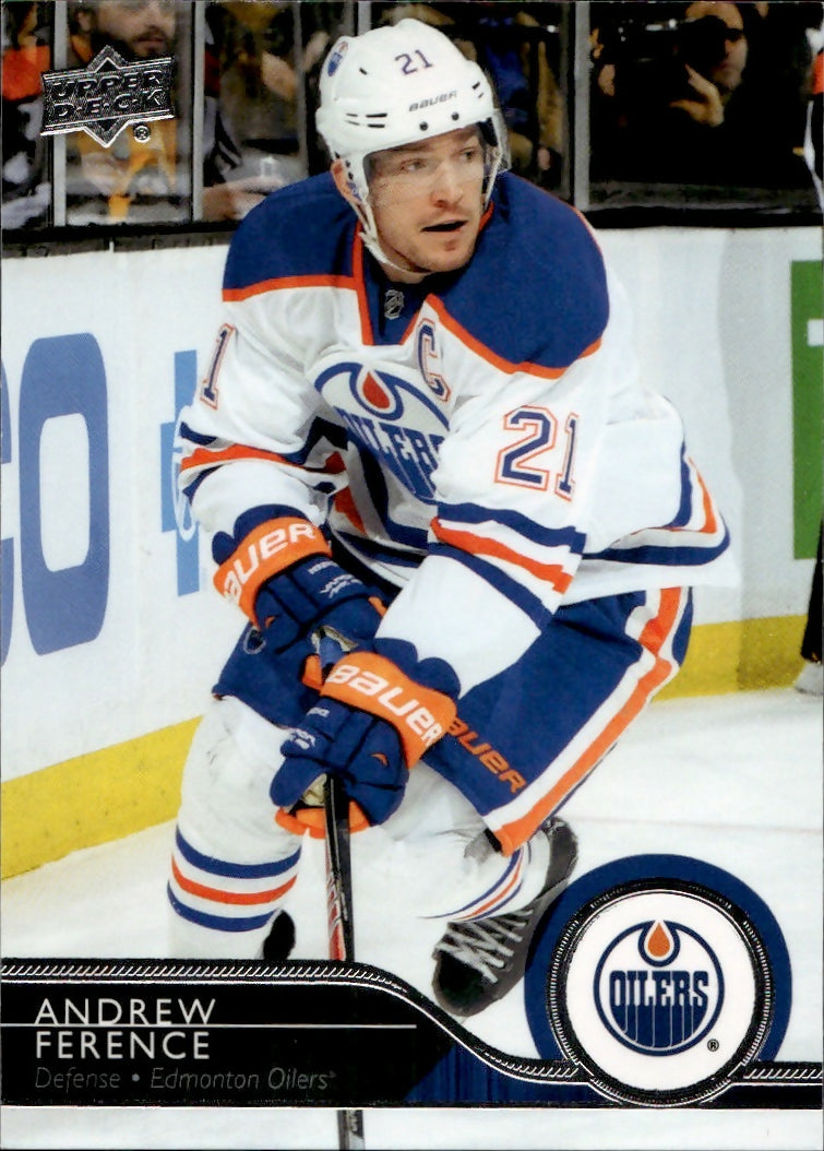 2014-15 Upper Deck Series 1 Hockey - Base #78 Andrew Ference - Edmonton Oilers