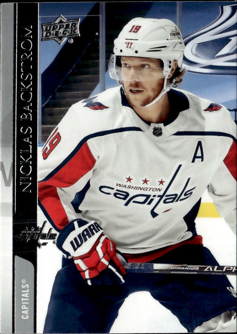 2020-21 Upper Deck Series 2 Hockey - Base #436 Nicklas Backstrom - Washington Capitals - A