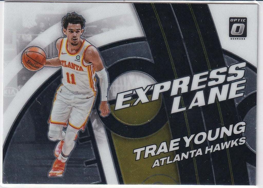 2021-22 Donruss Optic Express Lane #5 Trae Young Atlanta Hawks
