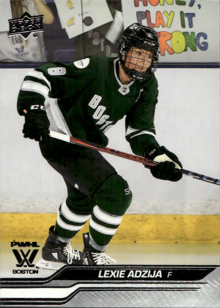 2024-25 Upper Deck PWHL Hockey - Base #28 Lexie Adzija - Boston Fleet - A