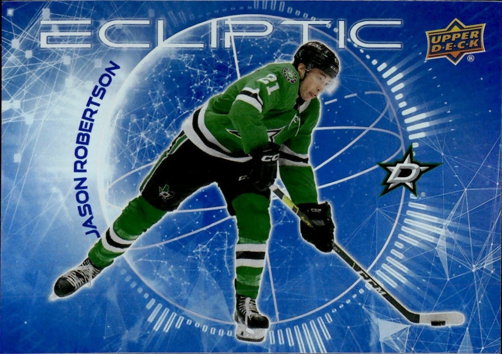 2023-24 Upper Deck Series 2 Hockey - Ecliptic #EC-11 Jason Robertson - Dallas Stars - A