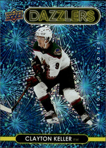 2021-22 Upper Deck Series 2 Hockey - Dazzlers - Blue #DZ-53 Clayton keller - Arizona Coyotes - A