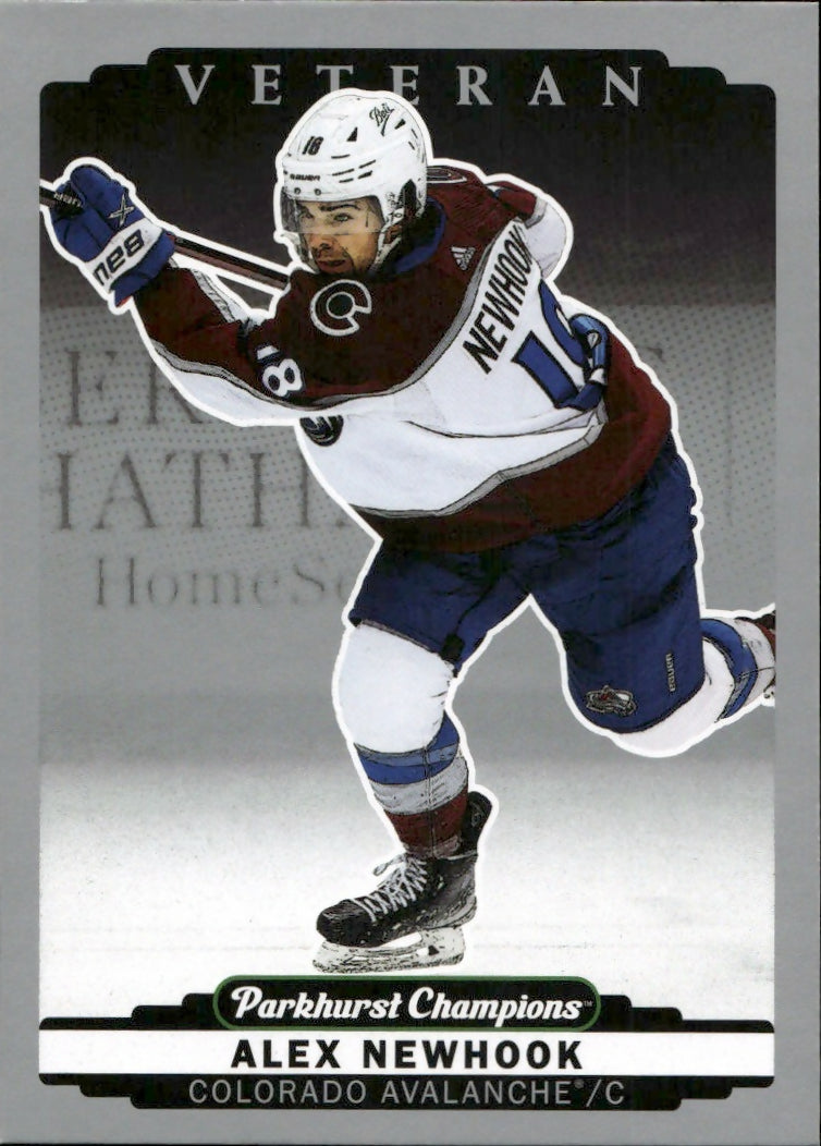 2022-23 Upper Deck Parkhurst Champions - Base - Silver #228 Alex Newhook - Colorado Avalanche - A