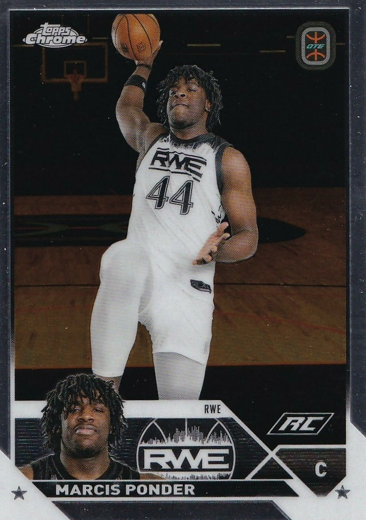 2023-24 Topps Chrome OTE Overtime Elite - Base #61 Marcis Ponder - RWE - A