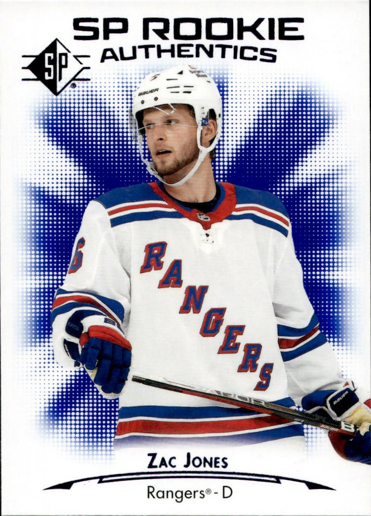 2021-22 Upper Deck SP Hockey - Base #122 Zac Jones - New York Rangers - A