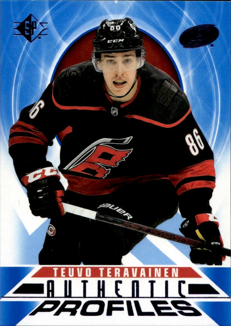 2020-21 Upper Deck SP Authentic Hockey - Authentic Profiles #AP-11 Teuvo Teravainen - Carolina Hurricanes