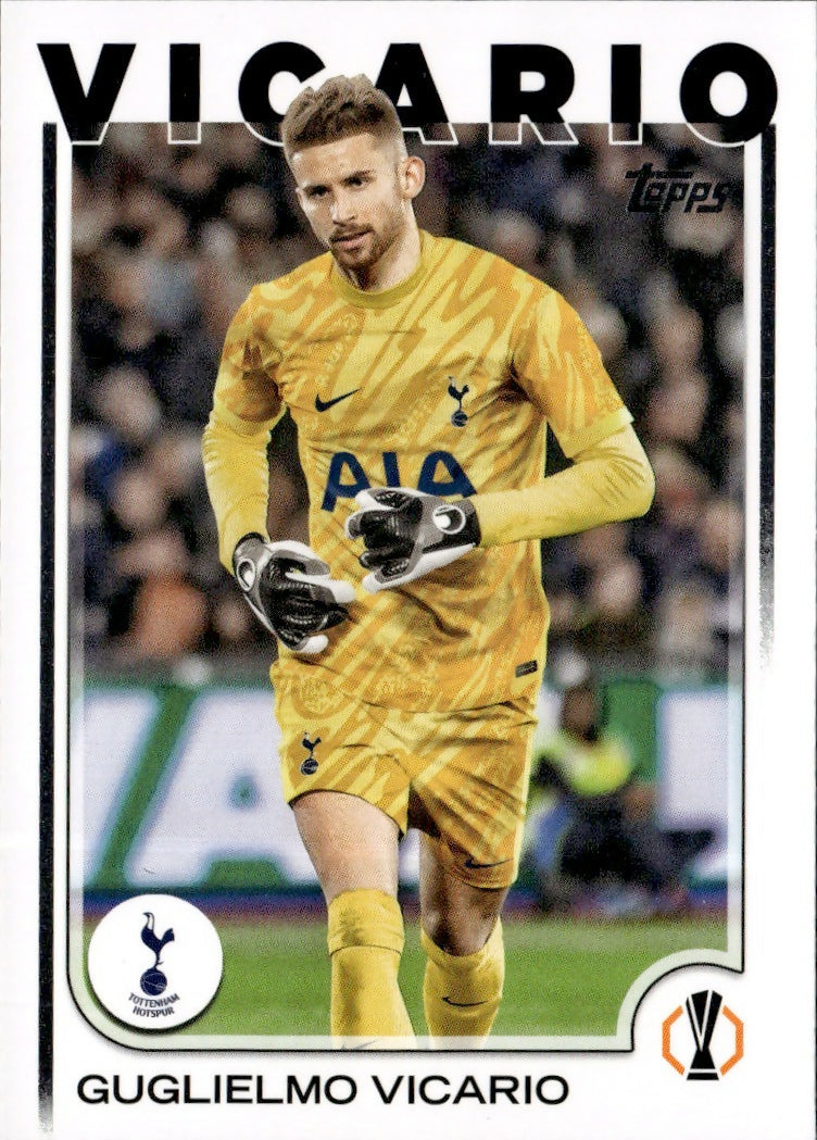 2024-25 Topps UEFA Club Competitions - Base #12 Guglielmo - Vicario - Tottenham Hotspur - A