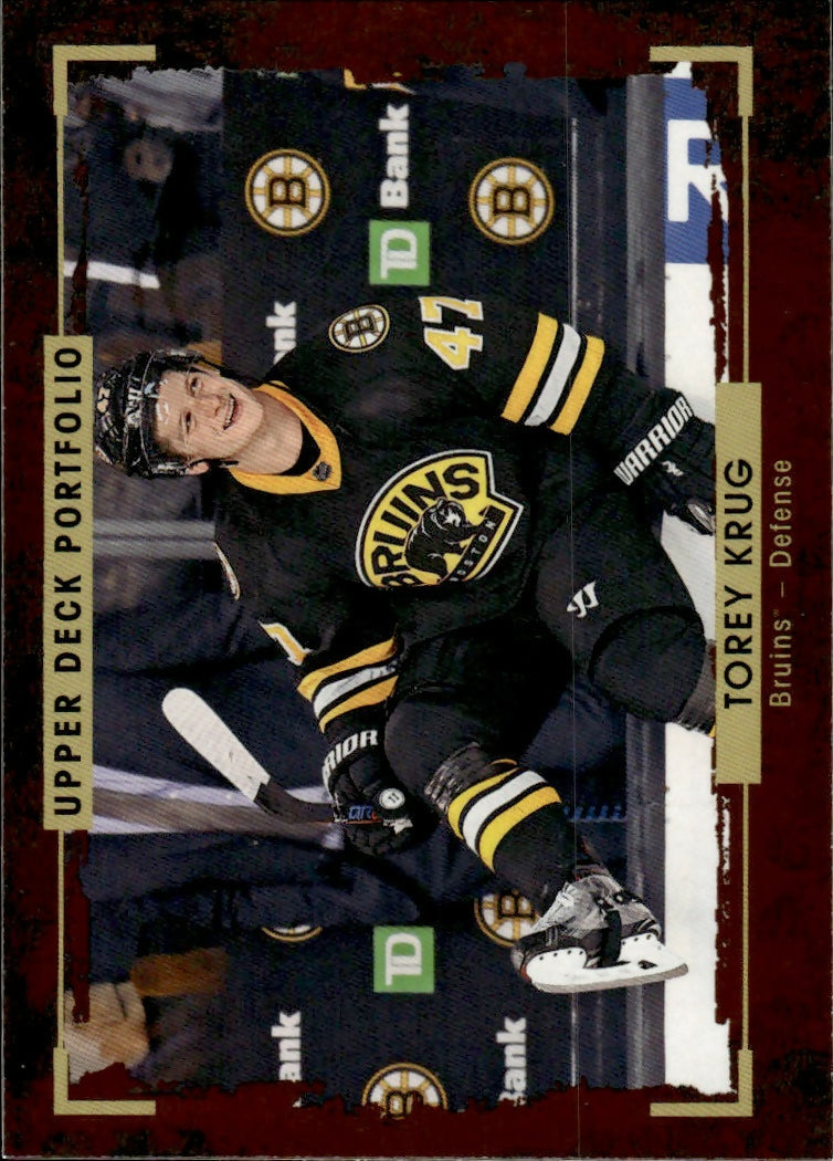 2015-16 Upper Deck Portfolio Hockey - Base #110 Torey Krug - Boston Bruins