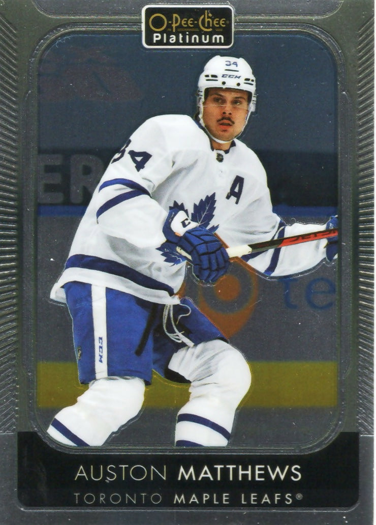 2021-22 Upper Deck O-Pee Chee Platinum Hockey - Base #7 Auston Matthews - Toronto Maple Leafs