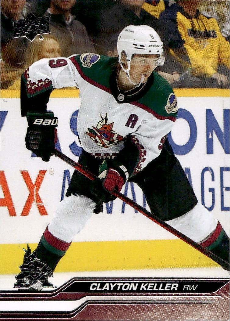 2023-24 Upper Deck Series 2 Hockey - Base #258 Clayton Keller - Arizona Coyotes