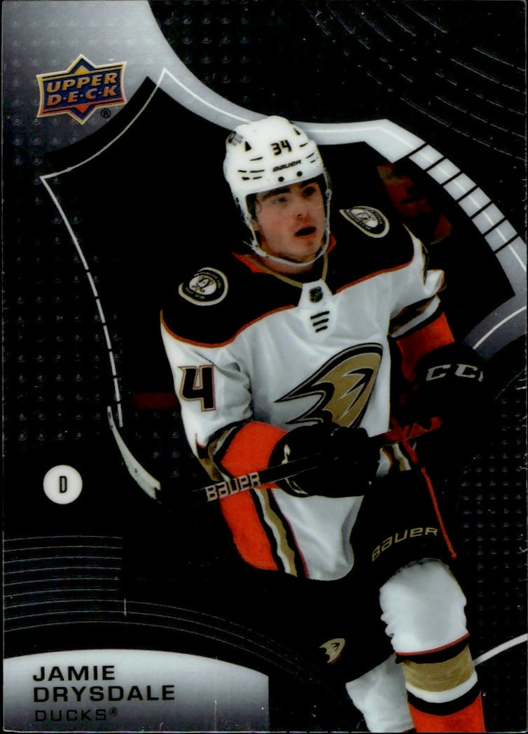 2021-22 Upper Deck Allure Hockey - Base - Rookie - Black  Rainbow #142 Jamie Drysdale - Anahiem Ducks - A