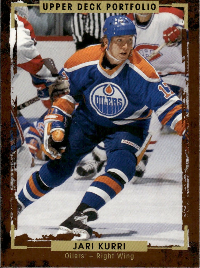 2015-16 Upper Deck Portfolio Hockey - Base #192 Jari Kurri - Edmonton Oilers