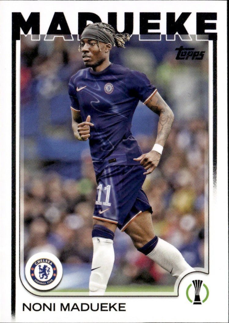 2024-25 Topps UEFA Club Competitions - Base #113 Noni Madueke - Chelsea FC - A