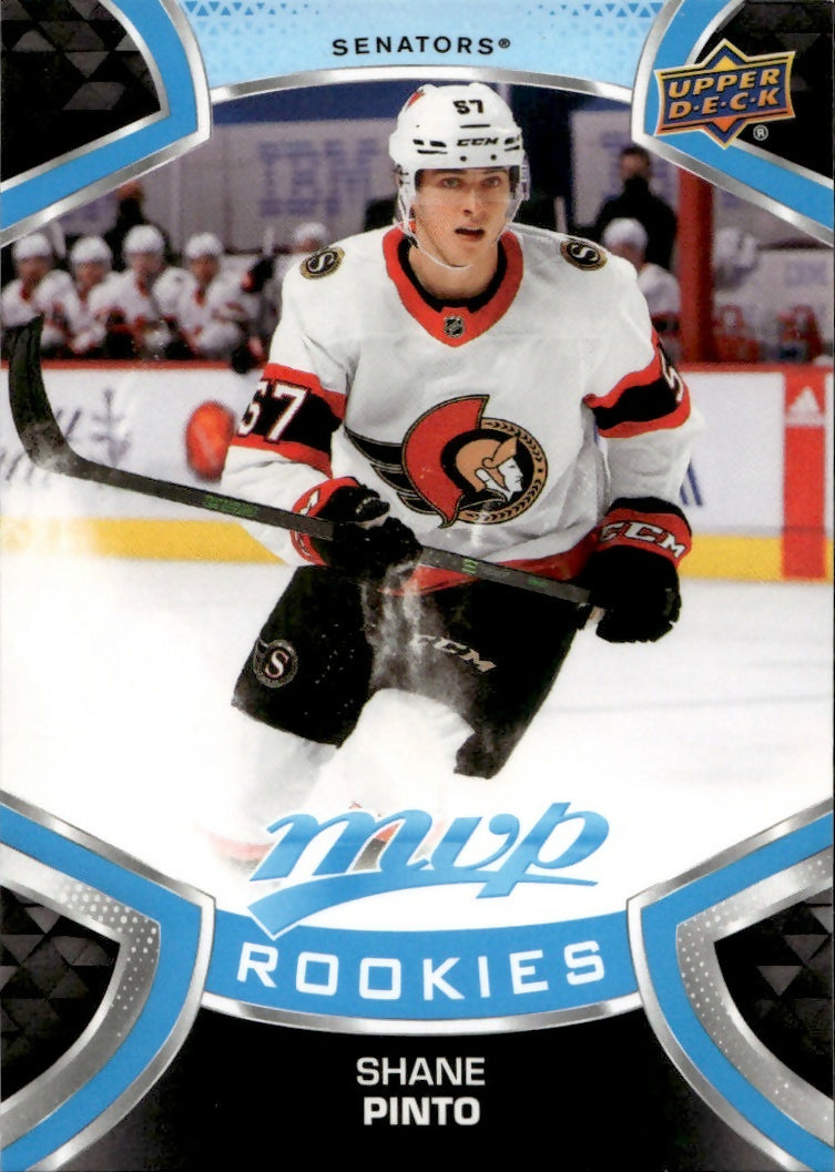 2021-22 Upper Deck MVP Hockey - Base - Rookies #236 Shane Pinto - Ottawa Senators - A