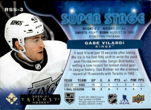 2020-21 Upper Deck Trilogy Hockey - Rookie Super Stage #RSS-3 Gabe Vilardi - Los Angeles Kings