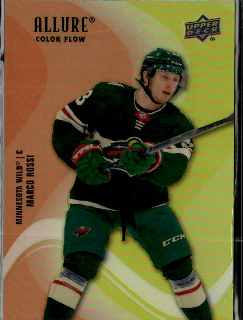 2022-23 Upper Deck Allure Hockey - Color Flow - Orange-Yellow #SF-37 Marco Rossi - Minnesota Wild