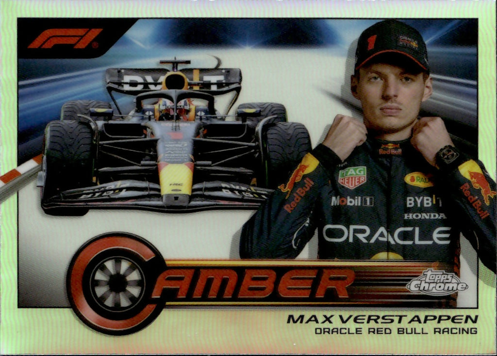 2023 Topps Chrome Formula 1 Camber #CAM-MVI Max Verstappen - Oracle Red Bull Racing - A