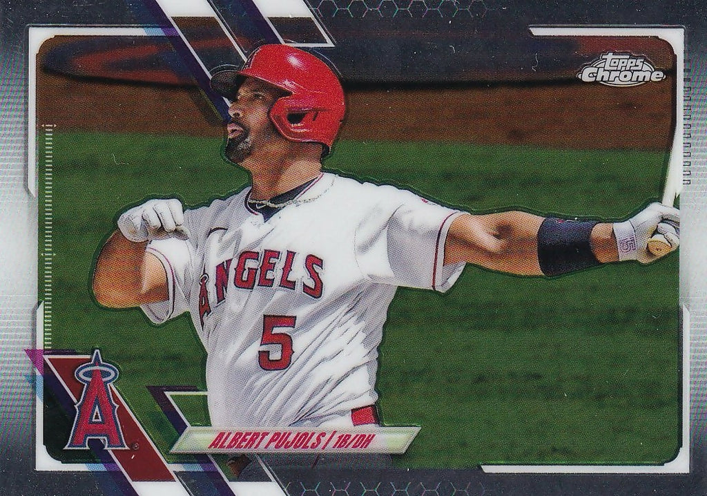 2021 Topps Chrome #102 Albert Pujols Los Angeles Angels