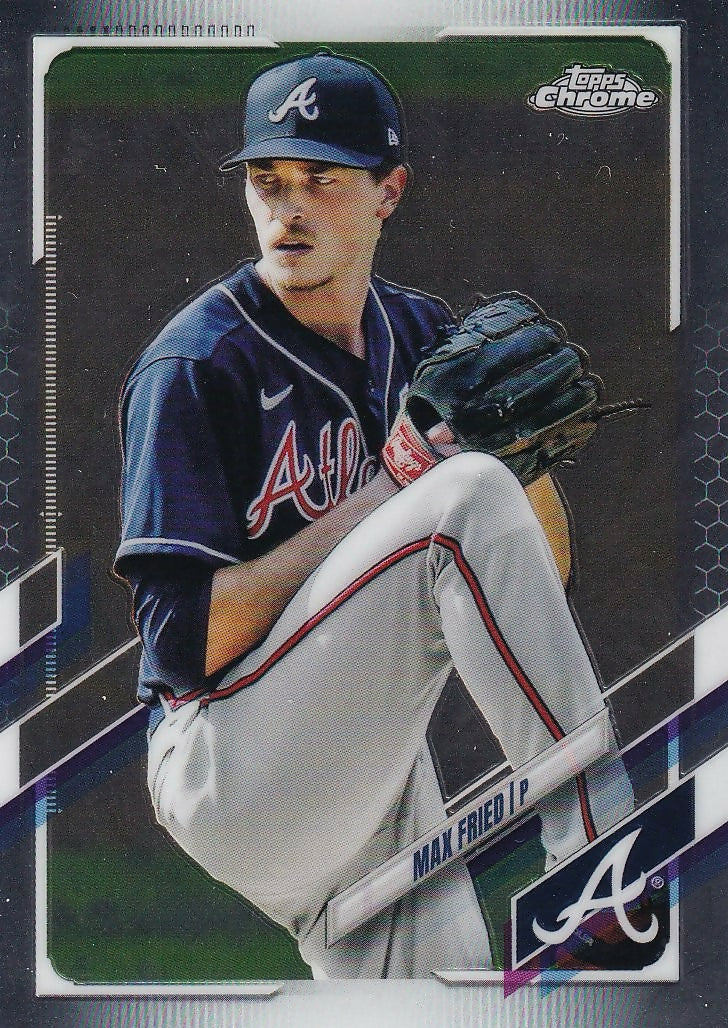 2021 Topps Chrome #110 Max Fried Atlanta Braves