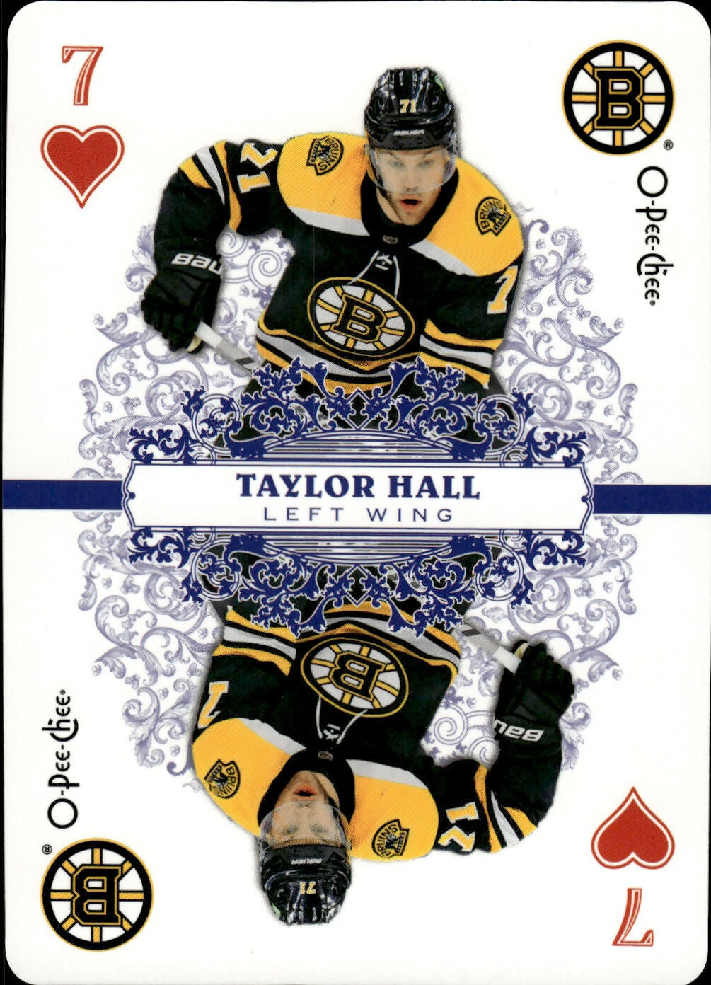 2022-23 Upper Deck O-Pee-Chee Hockey - Playing Cards #7H Taylor Hall - Boston Bruins