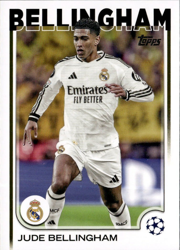 2024-25 Topps UEFA Club Competitions - Base #22 Jude Bellingham - Real Madric C.F. - A