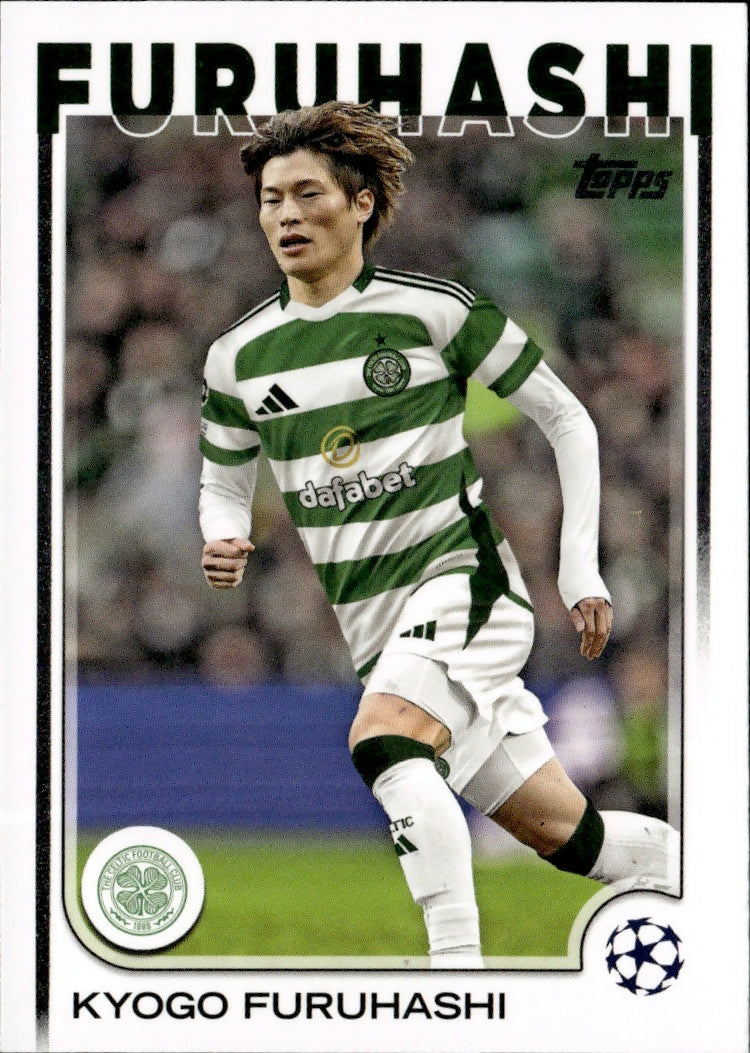 2024-25 Topps UEFA Club Competitions - Base #140 Kyogo Furuhashi - Celtic FC - A