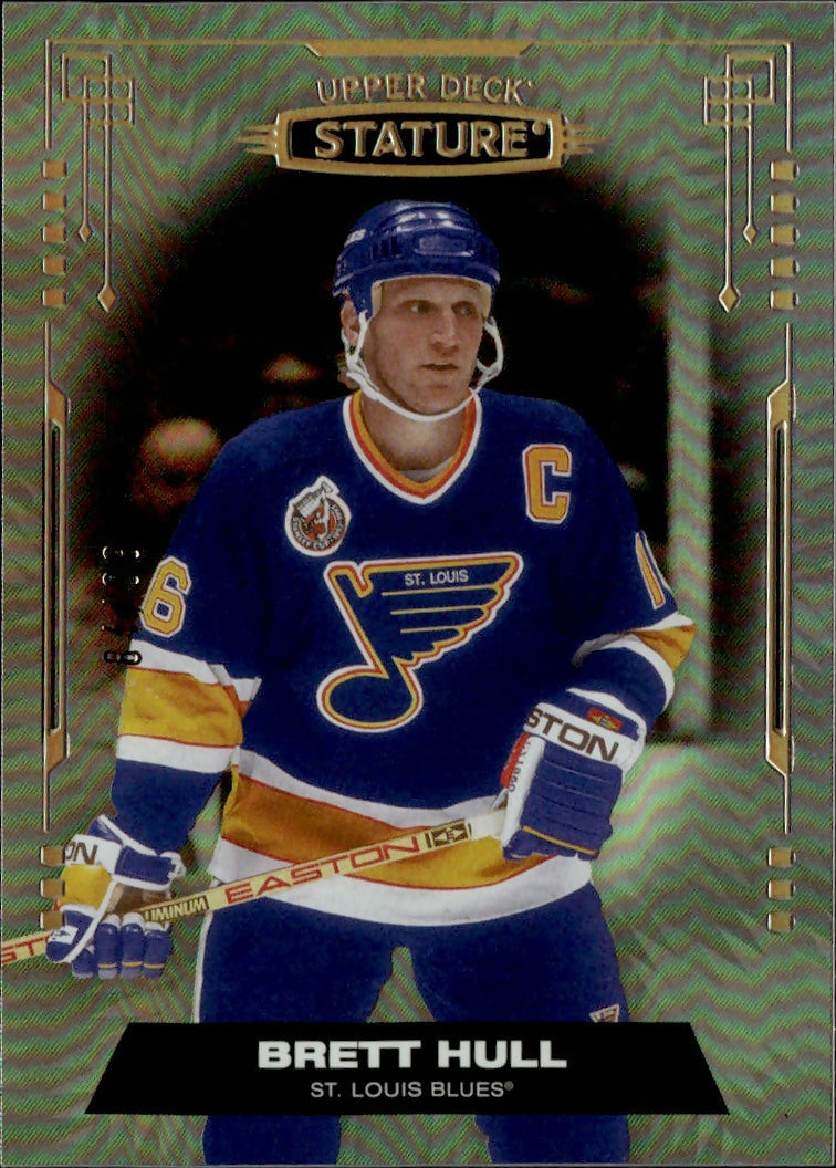 2021-22 Upper Deck Stature Hockey - Base :99 #13 Brett Hull - St. Louis Blues - A