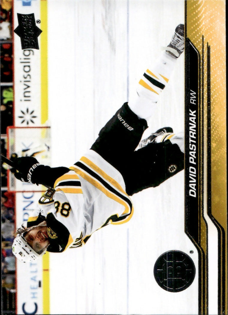 2023-24 Upper Deck Series 2 Hockey - Base #265 David Pastrnak - Boston Bruins - A