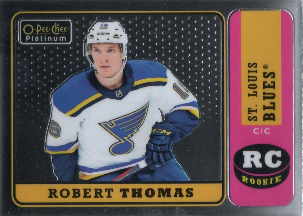 2018-19 O-Pee-Chee Platinum Hockey - Retro Rookie #R-74 St Louis Blues - Robert Thomas