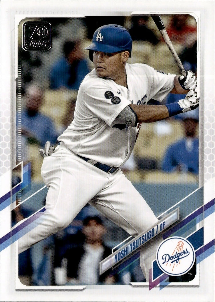2021 Topps Update #US54 Yoshi Tsutsugo Los Angeles Dodgers