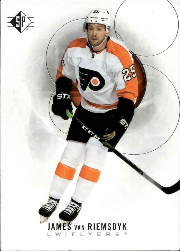 2020-21 Upper Deck Sp Authentic Hockey - Base #79 James Van Riemsdyk - Philadelphia Flyers