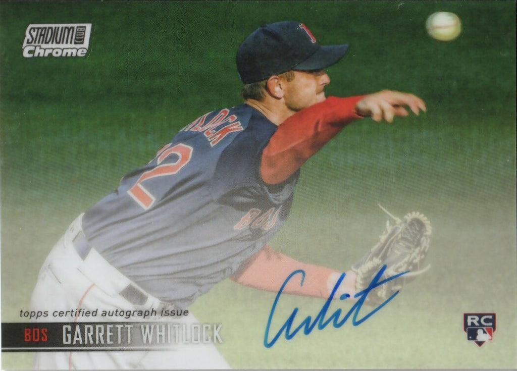 2021 Topps Stadium Club Chrome Baseball - Autographs #SCCAV-GW Garrett Whitlock - Boston Red Sox - A