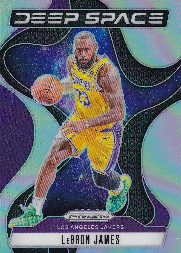 2024-25 Panini Prizm Deep Space Prizms Silver #5 LeBron James Los Angeles Lakers